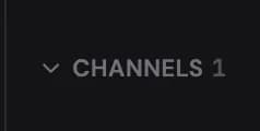 The channel legend: tick a channel to show or hide its posts