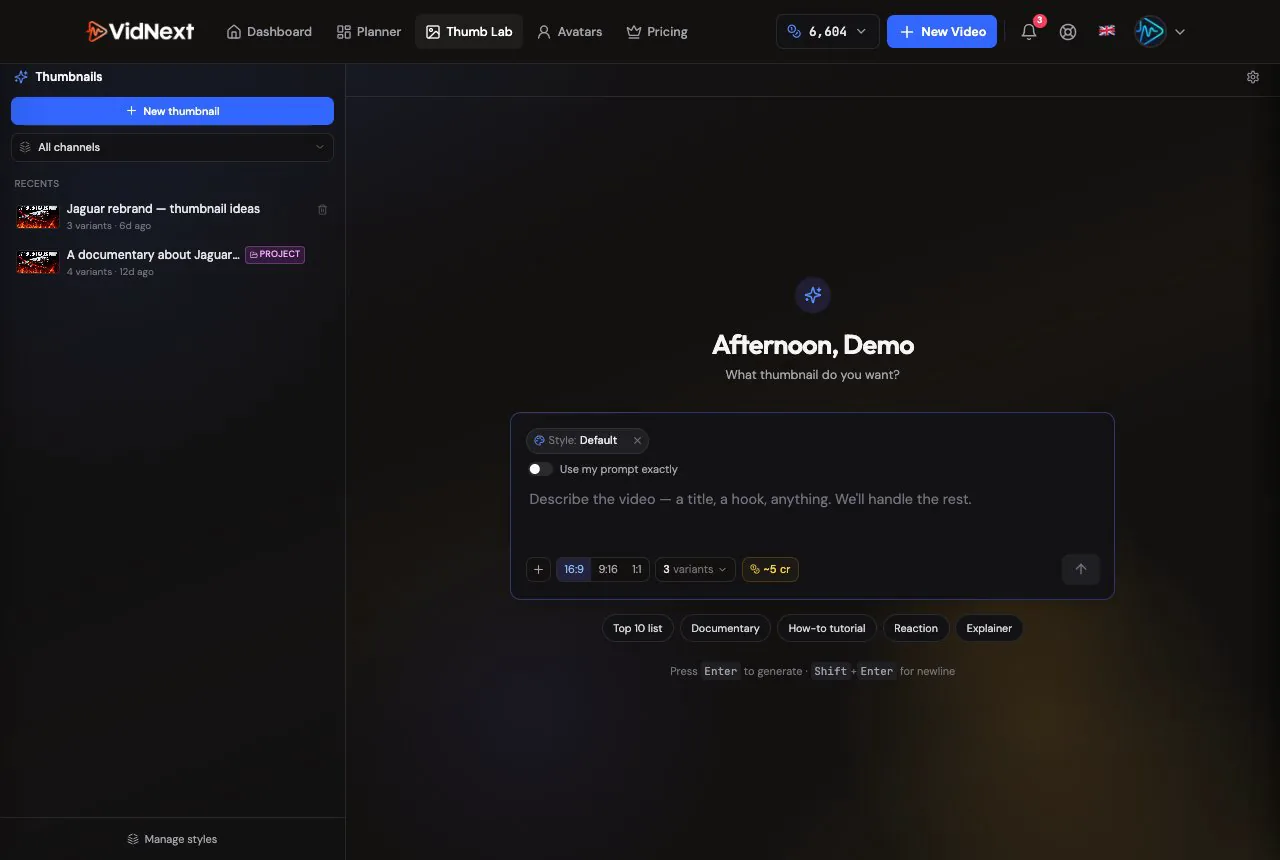 The + menu and attaching a project to the brief